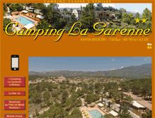 Tablet Screenshot of camping-ventoux.fr